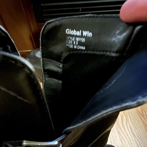 Women’s faux leather calf boots - Picture 4 of 4